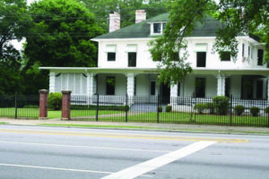 custom iron fence